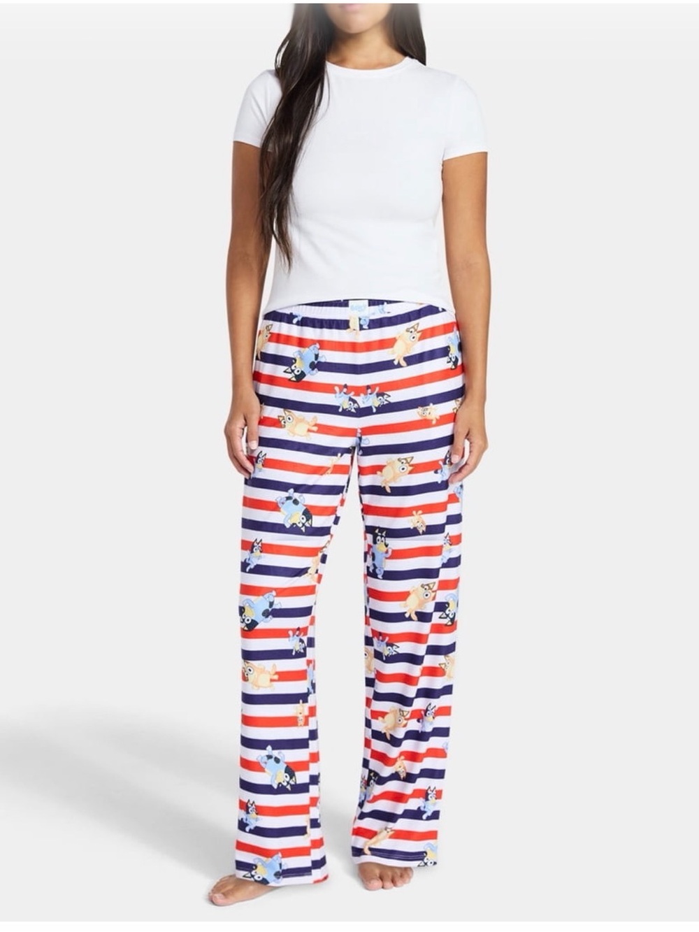 Women's Striped Bluey Pajama Pants